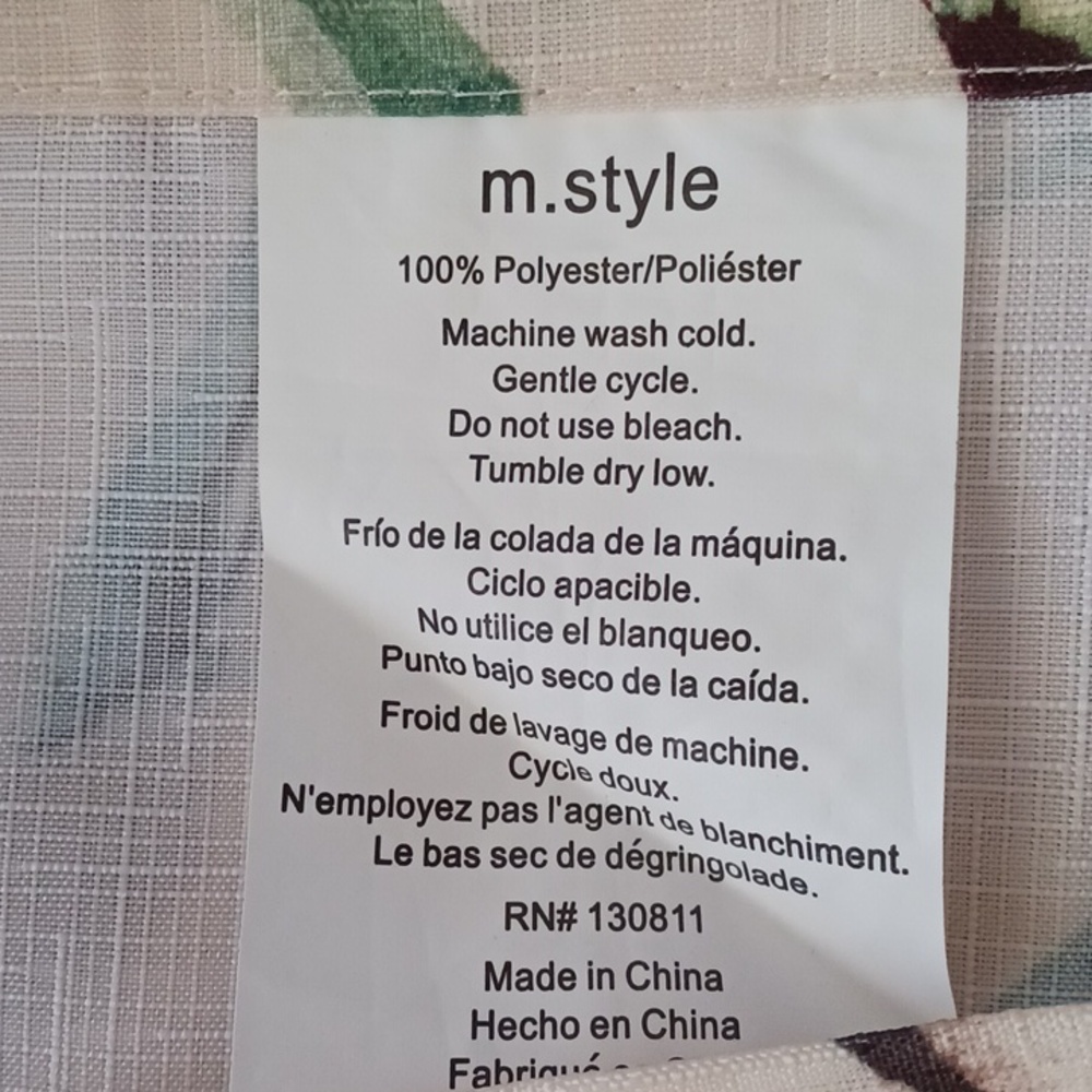 M. Style Shower Curtain Birds - Picture 3 of 6